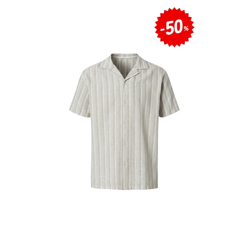 Esmara MEN Lienen blend shirt قياس M