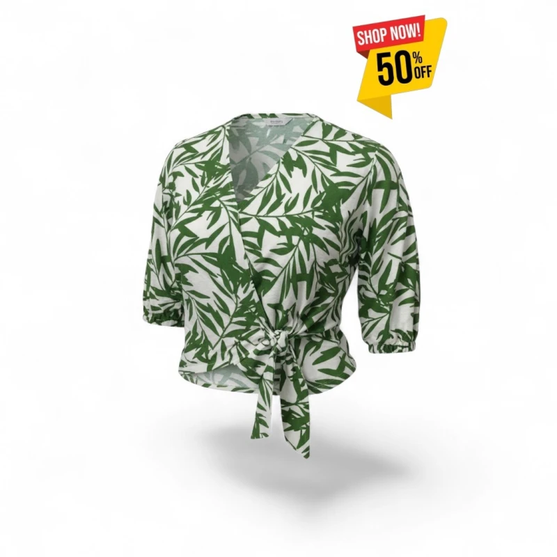 Blouse cache-cœur